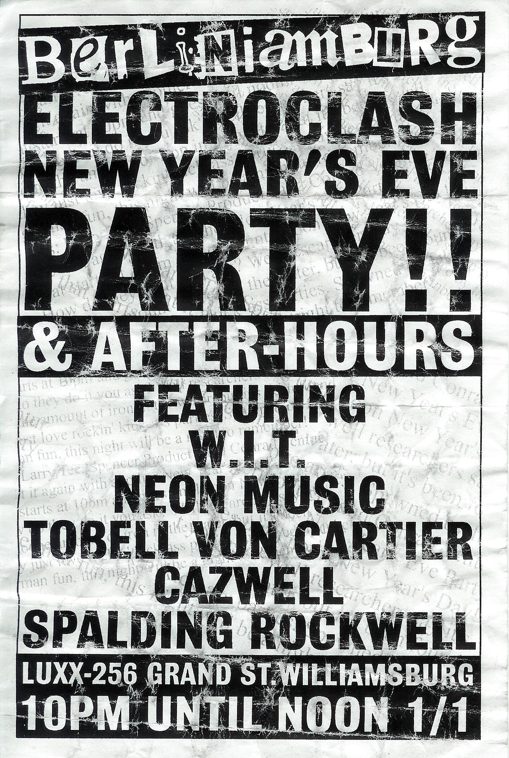 Luxx show flyer