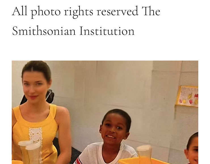 woman at the smithsonian